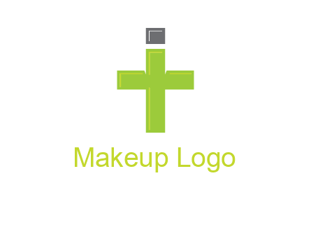 letter IT forming cross logo