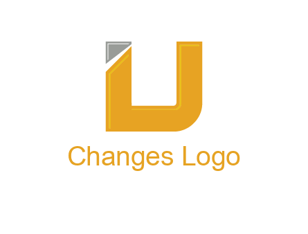 letter U forming letter I