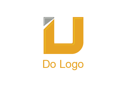 letter U forming letter I