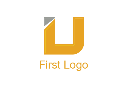 letter U forming letter I