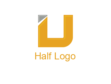 letter U forming letter I
