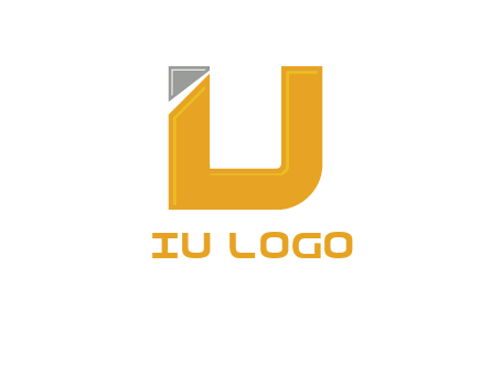 letter U forming letter I