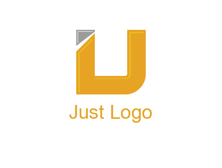 letter U forming letter I