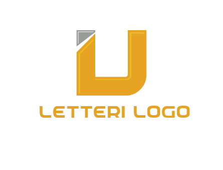letter U forming letter I