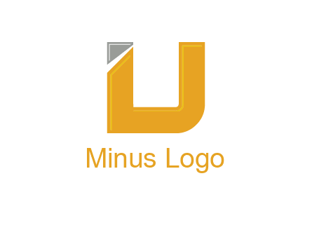 letter U forming letter I