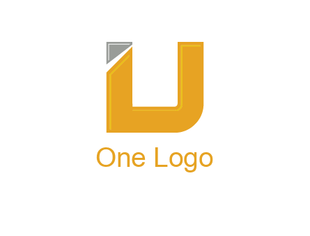 letter U forming letter I