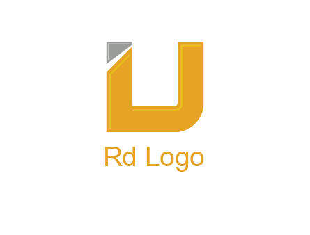 letter U forming letter I