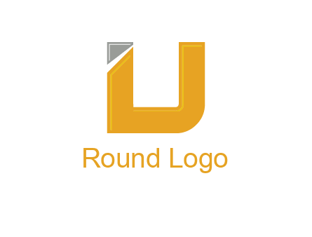 letter U forming letter I