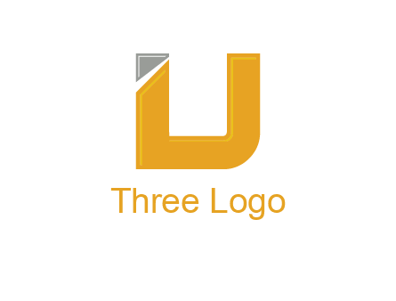letter U forming letter I