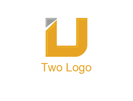 letter U forming letter I