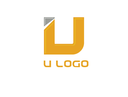 letter U forming letter I