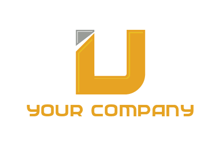 letter U forming letter I