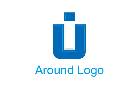 negative spacing letter I in letter U