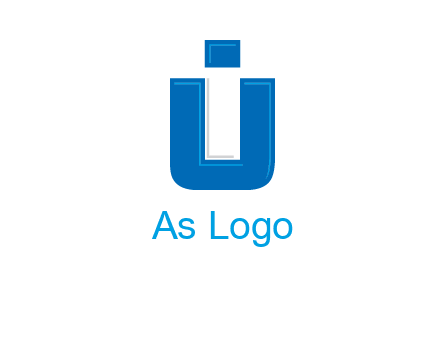 negative spacing letter I in letter U