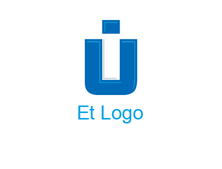 negative spacing letter I in letter U