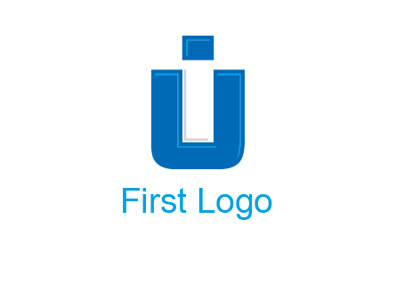negative spacing letter I in letter U