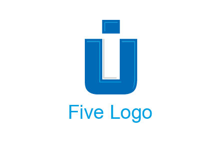 negative spacing letter I in letter U