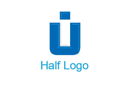 negative spacing letter I in letter U