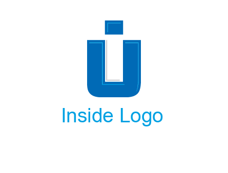 negative spacing letter I in letter U