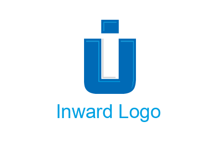 negative spacing letter I in letter U