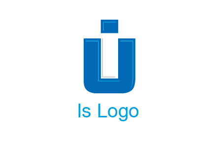negative spacing letter I in letter U