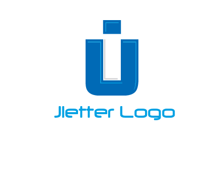 negative spacing letter I in letter U