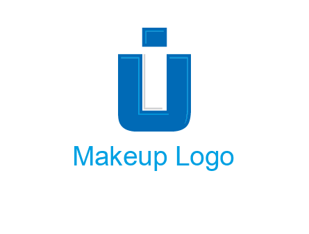 negative spacing letter I in letter U