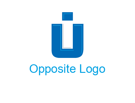 negative spacing letter I in letter U