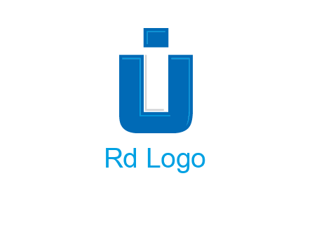 negative spacing letter I in letter U