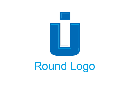 negative spacing letter I in letter U