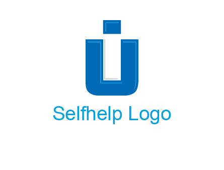 negative spacing letter I in letter U