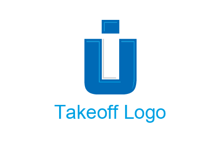 negative spacing letter I in letter U
