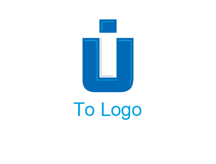 negative spacing letter I in letter U