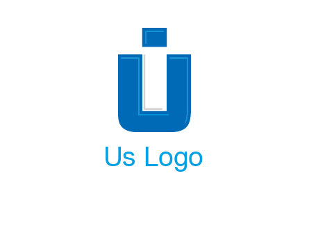 negative spacing letter I in letter U
