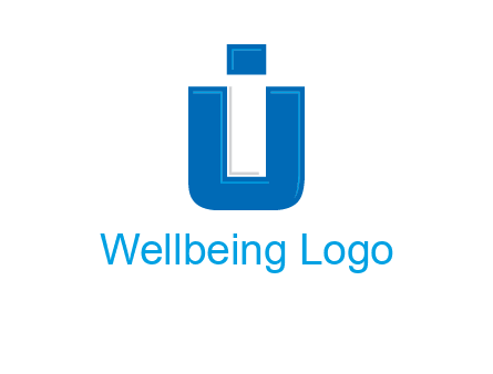 negative spacing letter I in letter U