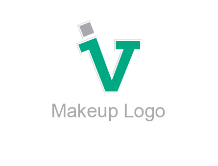 letter V forming letter I