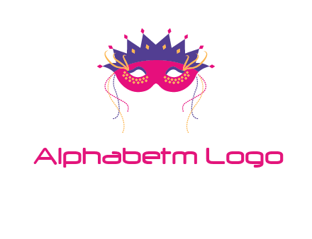 fancy masquerade mask entertainment logo