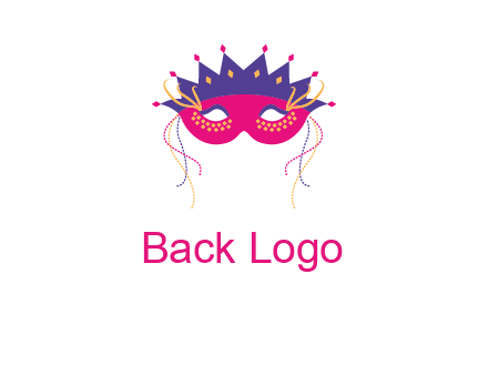fancy masquerade mask entertainment logo