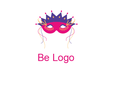 fancy masquerade mask entertainment logo