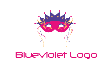 fancy masquerade mask entertainment logo