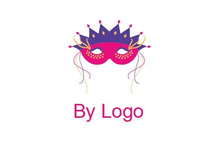 fancy masquerade mask entertainment logo