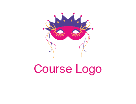 fancy masquerade mask entertainment logo