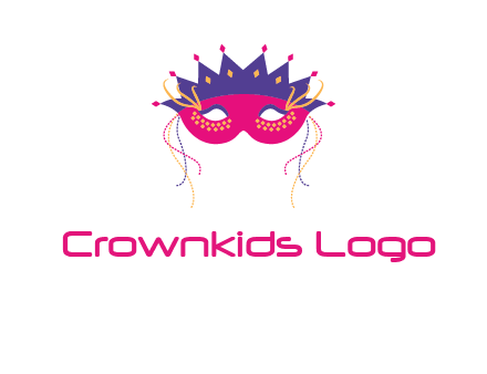 fancy masquerade mask entertainment logo