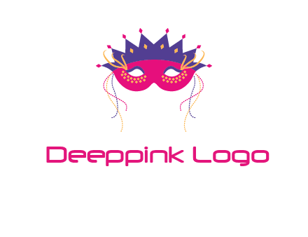 fancy masquerade mask entertainment logo