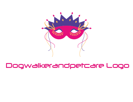 fancy masquerade mask entertainment logo