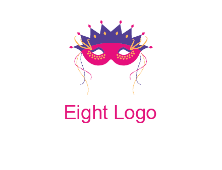 fancy masquerade mask entertainment logo
