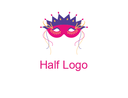 fancy masquerade mask entertainment logo