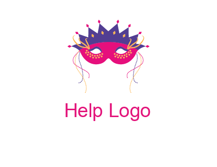fancy masquerade mask entertainment logo