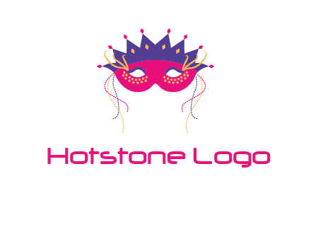 fancy masquerade mask entertainment logo