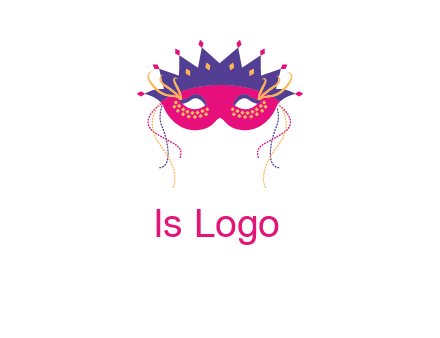fancy masquerade mask entertainment logo